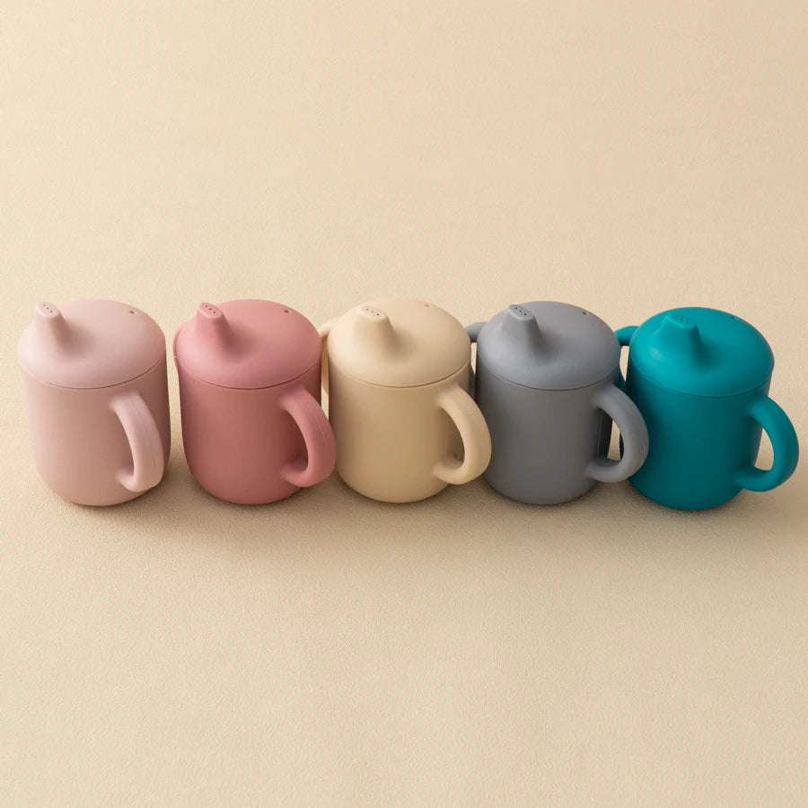 Baby Silicone Straw Cup